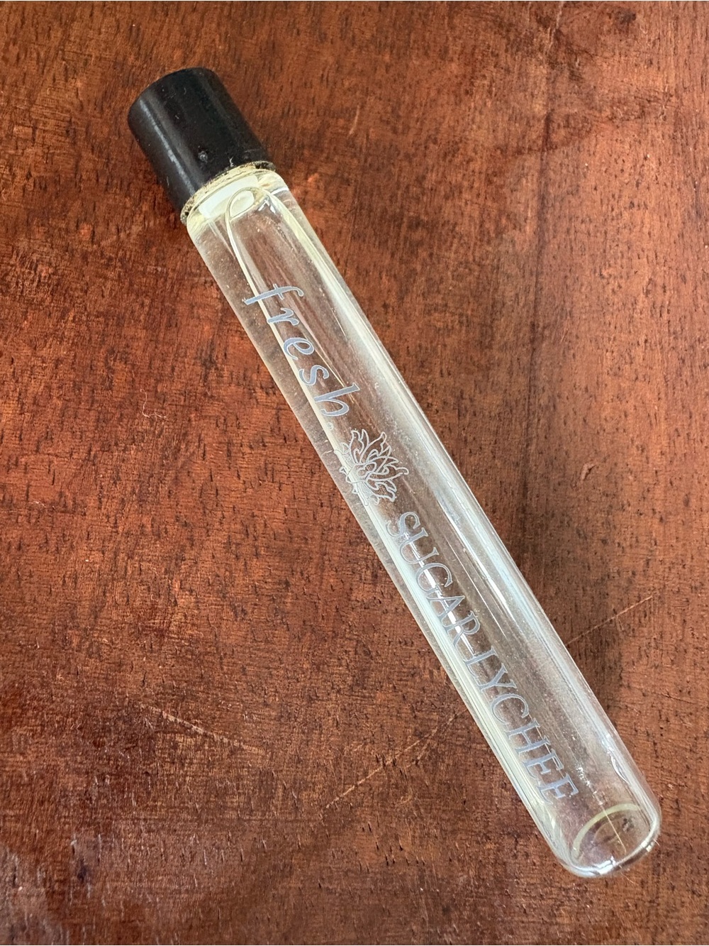 Fresh Sugar Lychee Rollerball Vial travel size perfume (half full)